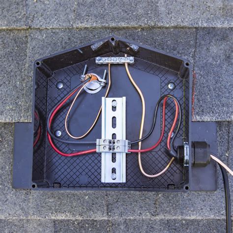 flexible solar panel junction box|roof mount solar junction box.